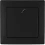 VCX WESA LC 11C Zwei-Wege-Treppenschalter, Unterputz, 10AX, 250V AC, Schwarz