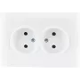 VCX WESA LC 14 Doppelsteckdose Weiß