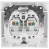 VCX WESA LC 41 Doppel-Computersteckdose Weiß