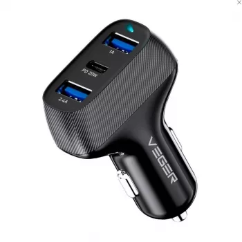 Veger CC271 Rigorous PD37W (2A1C) Auto-Ladegerät Schwarz