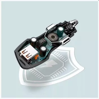 Veger CC50 Rigorous PD38W (1A1C) Auto-Ladegerät Schwarz
