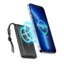 Veger MagOn Power Bank 10000 mAh Weiß - MagSafe-kompatibel, PD QC3.0 20W kabelloses Laden