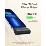 VEGER PlugOn Power Bank 5000 mAh 20W PD QC3.0 mit integriertem Lightning-Anschluss Schwarz