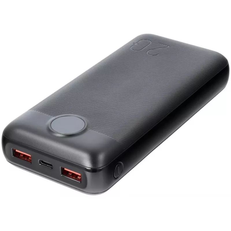 VEGER Power Bank 20000 mAh 20W PD QC 3.0 2x USB-A USB-C Schwarz