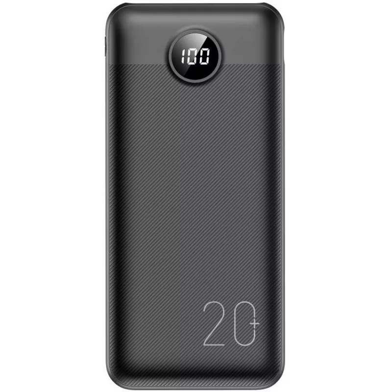 VEGER Power Bank 20000 mAh 20W PD QC 3.0 2x USB-A USB-C Schwarz