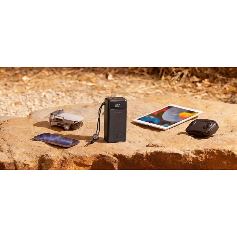 Veger Power Bank Tank Lite (W5001) PD QC3.0 5A 22.5W 50000 mAh Schwarz