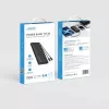 VEGER TCE130 130W PD Power Bank 25000mAh mit integrierten USB-C- und Lightning-Kabeln, Schwarz