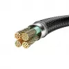 Veger V105 USB-A auf Lightning Kabel 1,2 m Schwarz 2,4A Laden & Synchronisieren