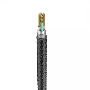 Veger V105 USB-A auf Lightning Kabel 1,2 m Schwarz 2,4A Laden & Synchronisieren