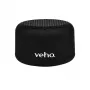 VEHO M3 Tragbarer kabelloser Bluetooth-Lautsprecher, 4W RMS, IPX5, Micro SD/AUX, Schwarz