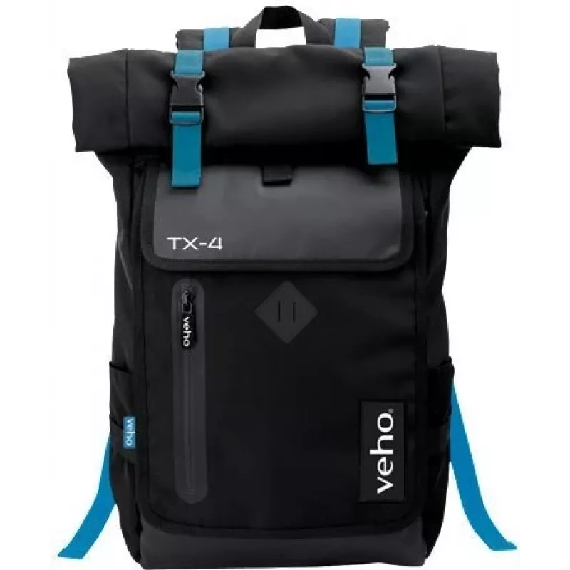 VEHO TX-4 Rucksack Notebook-Tasche 15,6 Zoll Laptop-Rucksack 20L Schwarz