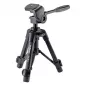 Velbon EX Series EX-mini Stativ mit 2-Wege-Neiger, Schwarz
