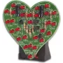 Velleman MK101 Blinkendes Herz Lötbausatz - Rote LED Herz-Anzeige, 9V DC, 16 LEDs, Anfänger Lernendes DIY Elektronikprojekt