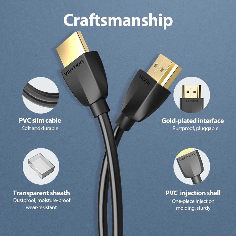 VENTION AAIBH HDMI-Kabel 2m Schwarz