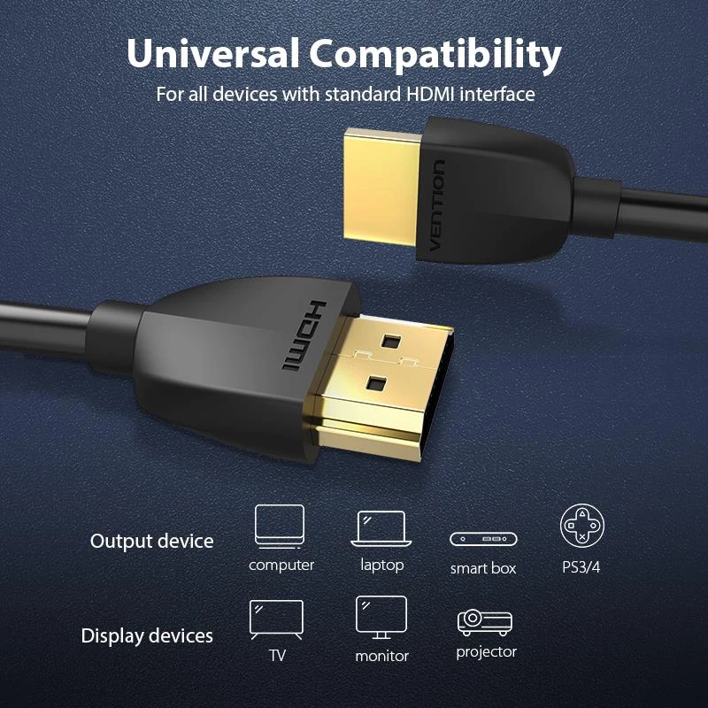 VENTION AAIBH HDMI-Kabel 2m Schwarz