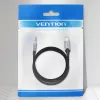 VENTION BGKHF USB-C auf 3,5 mm Audio-Adapterkabel 1 m Schwarz