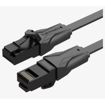 VENTION Cat.6 UTP Gigabit Ethernet Patchkabel 1m Schwarz IBABF