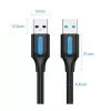 VENTION CONBI USB 3.0 Kabel Stecker auf Stecker 3m Schwarz