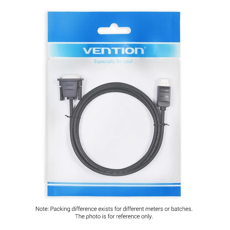 VENTION DisplayPort auf DVI Kabel 1m Schwarz HAFBF