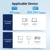 VENTION DisplayPort auf DVI Kabel 1m Schwarz HAFBF
