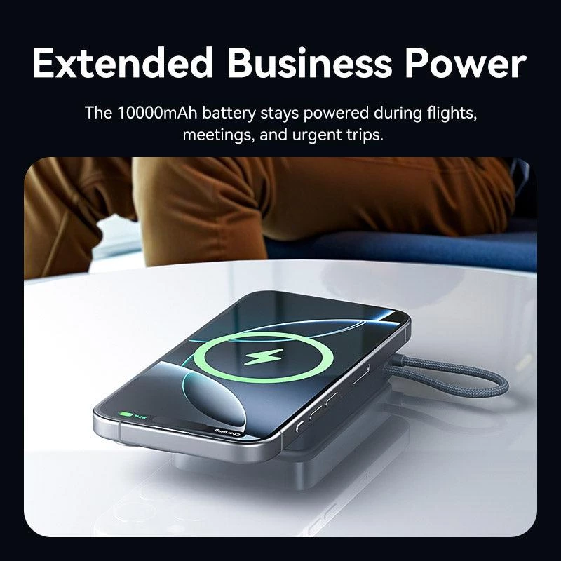 VENTION FKHH0 Kabellose Powerbank 10000mAh 35W PD/QC Grau
