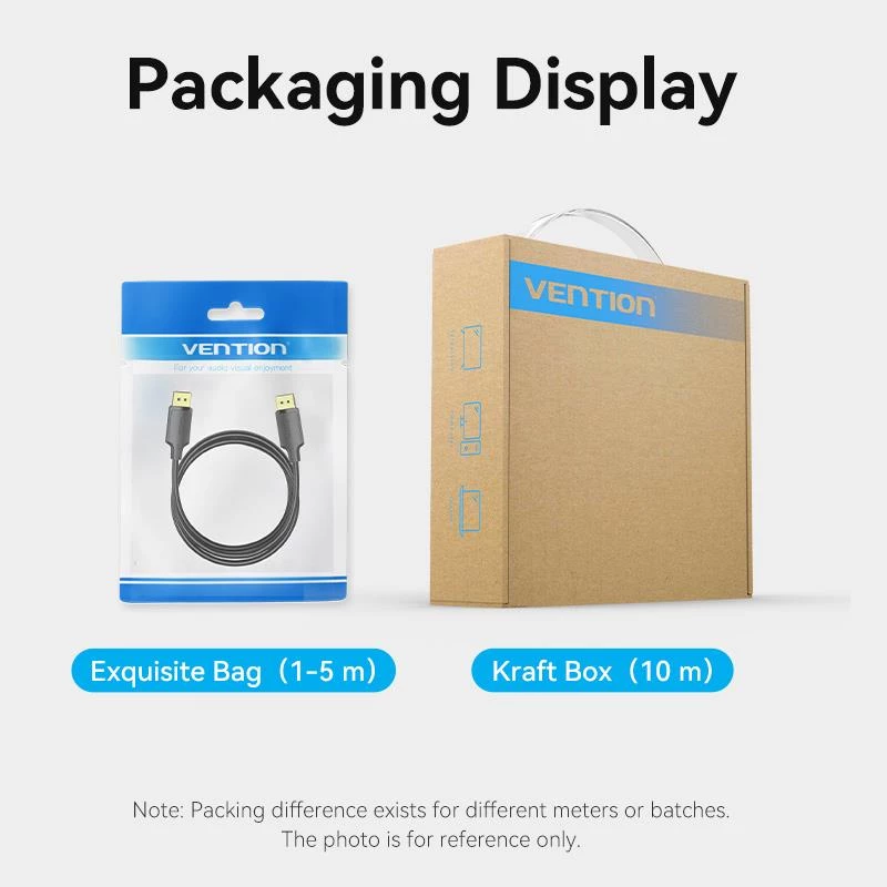 VENTION HAKBF DisplayPort-zu-DisplayPort-Kabel 1m Schwarz