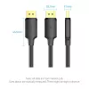 VENTION HAKBF DisplayPort-zu-DisplayPort-Kabel 1m Schwarz