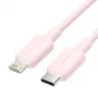 VENTION USB-C auf Lightning Kabel 1m Pink LAKPF - 20W PD Schnellladung & 480Mbps Datensynchronisation