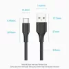 VENTION USB-C auf USB 2.0 Kabel 2m Schwarz CTHBH