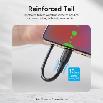 VENTION USB-C auf USB 2.0 Kabel 2m Schwarz CTHBH
