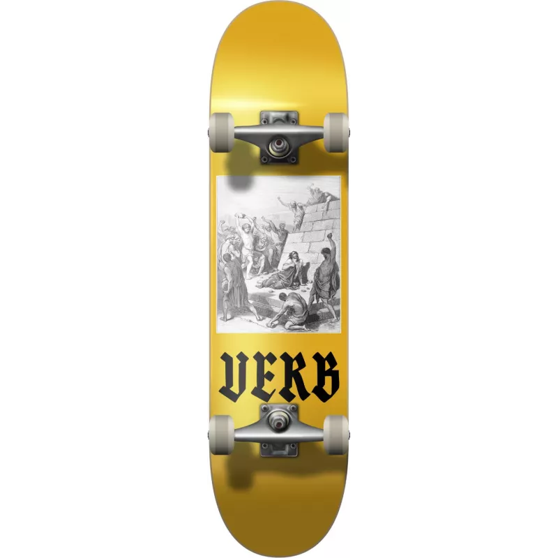 Verb Script Complete Skateboard 8.0 inch Blau
