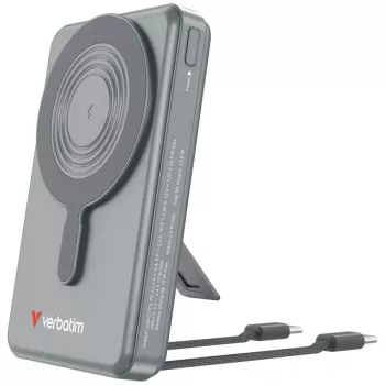 Verbatim Charge'n'Go Powerbank 2C & Display 10000 mAh Grau