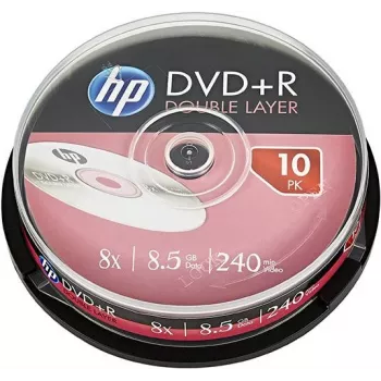 Verbatim DVD+R DL HP 8.5GB 8x Double Layer beschreibbare Disc 10er-Pack Cake Box