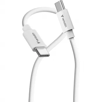 Verbatim Essentials USB 2.0 USB-C auf USB-C Kabel 1m Schwarz TPE