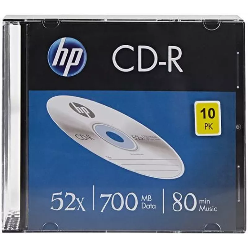 Verbatim HP CD-R 700 MB 52x Slim Case 10er-Pack