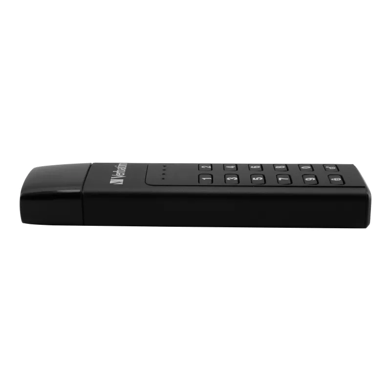 Verbatim Keypad Secure 32GB USB 3.2 Gen 1 Flash Drive mit Hardware-AES-256-Bit-Verschlüsselung - Schwarz