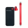 Verbatim Pocket SSD 256GB USB 3.2 Gen 2 Type-C Externe Solid-State-Festplatte Schwarz/Rot (32417)