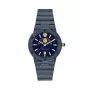 Versace V-Circle Herrenuhr VE7G00423 38mm Swiss Quartz Edelstahl Leder Schwarz