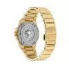 Versace V-Motif Virtual Damenuhr VE3I00723 44mm Swiss Quarz schwarzes Zifferblatt Lederarmband