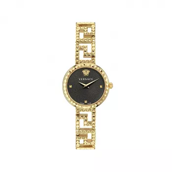 VERSACE V-Motif Damen Schweizer Quarzuhr 28mm Edelstahl Silber VE7A00423