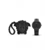 Versace V-Motif Damen Schweizer Quarz Uhr VE6G00223 39mm Schwarzes Zifferblatt Lederarmband