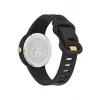 Versace V-Motif Damen Schweizer Quarz Uhr VE6G00223 39mm Schwarzes Zifferblatt Lederarmband