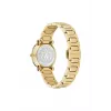 VERSACE V-Motif Damen Swiss Quarz Uhr VE6I00523 35mm Schwarzes Zifferblatt Schwarzes Leder