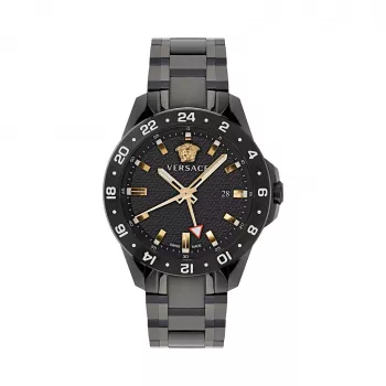 VERSACE V-Race Herren Swiss-Quarz-Chronograph Uhr VE2W00622 45mm Edelstahl