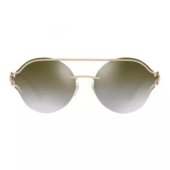 VERSACE VE2184-12526U Damen-Sonnenbrille - Hellgoldener Rahmen, braune Verlaufsgläser