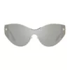 VERSACE VE2239-12526G Damen-Sonnenbrille Gold Gestell Grau Spiegelglas 147mm