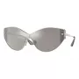 VERSACE VE2239-12526G Damen-Sonnenbrille Gold Gestell Grau Spiegelglas 147mm