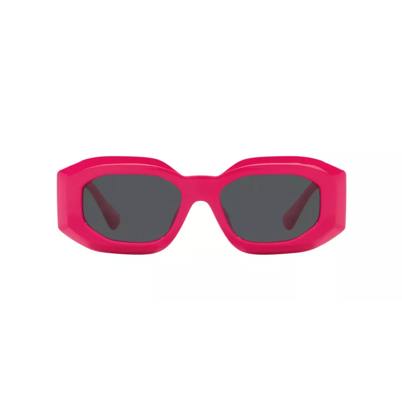 VERSACE VE4425U536787 Damen Cat-Eye-Sonnenbrille Havana Acetat Dunkelgrau Polyamid 54mm
