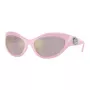 VERSACE VE4485-5521Z Damen Cat-Eye-Sonnenbrille Havana Braun Verlauf 59mm