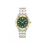 Versace VE7C00623 Herrenuhr 41mm Edelstahl Blaues Zifferblatt Chronograph